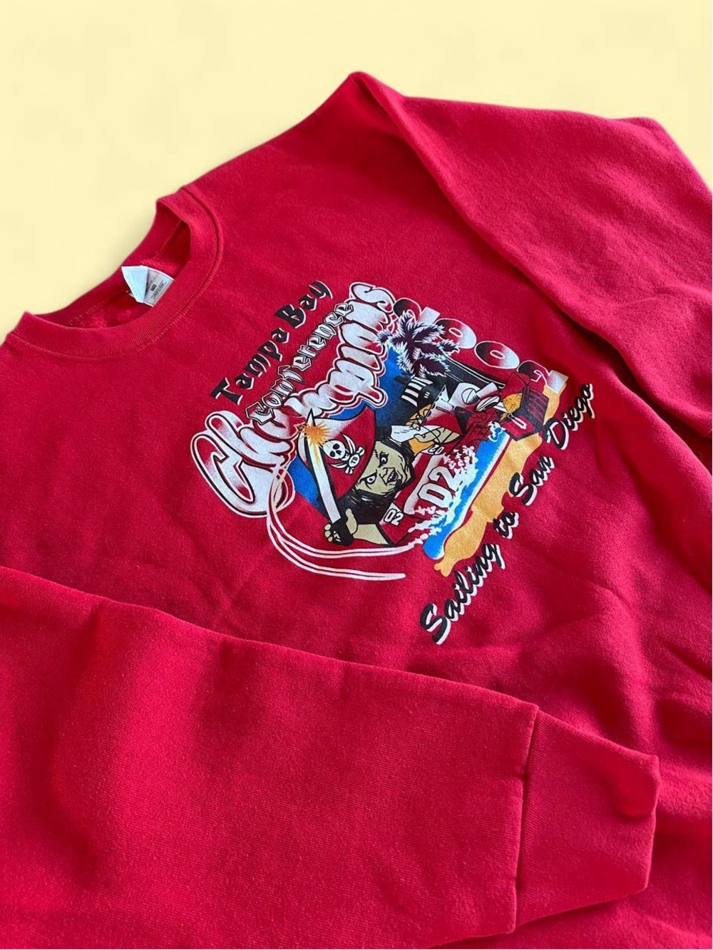 Vintage Chucky Tampa Bay Buccaneers Super Bowl XXXVII Sweatshirt Men’s 2XL